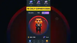 Hamster kombat daily cipher 18 july code | hamster kombat daily cipher #hamsterkombat #hamstercipher