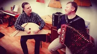 "Камаринская". Гусли и гармонь.