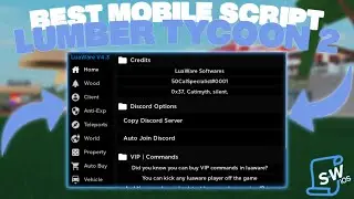 The *BEST* Mobile Lumber Tycoon 2 Script! 🪓 | Item Dupe, Mod Wood, & MORE!