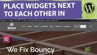 How to Place Widgets Next to Each Other in a Column in Elementor WordPress | Inline