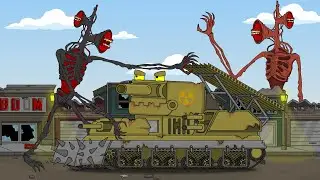 Siren Head vs KV-6 Cartoons about tanks