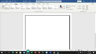 How to add shadow border in ms word