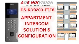 HIKVISION APARTMENT INTERCOM CALLING TO SCREEN 