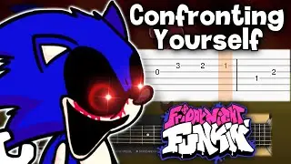 Confronting Yourself - Friday Night Funkin vs SONIC.EXE - Guitar tutorial (TAB)