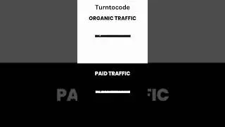 Difference Between Organic Traffic and Paid Traffic |  #shortvideos #virrals #digitalmarketing