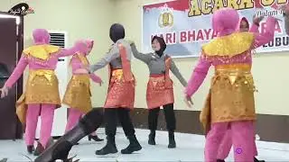 BEGINI JADINYA, KALAU POLWAN MELAKUKAN TARIAN KREASI 😊 | TARI KREASI POLWAN POLRES LUBUKLINGGAU