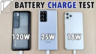 Xiaomi Mi 10 Ultra vs Samsung Note 20 Ultra vs iPhone 11 Pro Max Charging Speed Test