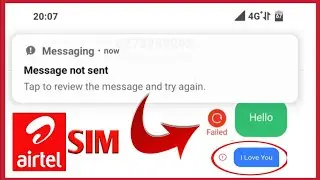 airtel sms not sending problem | airtel message not sent | message not sent android error | fix