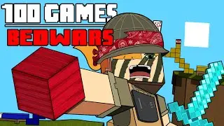 100 Games - [Minecraft Bedwars]