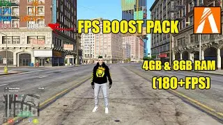 FiveM Low End PC FPS Boost Pack For 4GB & 8GB RAM | FiveM 180+FPS No Lag & MAX FPS