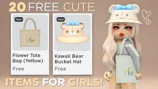 HURRY GET 20 CUTE FREE ITEMS FOR GIRLS NOW!😘💕