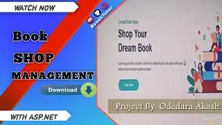 online bookstore project in asp net with c# || book shop management system in asp.net with c#