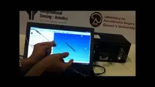 Real-time 3D Needle-Shape Tracking using FBG sensors and visualization in 3D Slicer