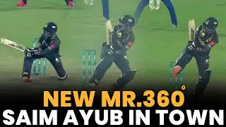 Saim Ayub All Scoop Shots in HBL PSL 8 | HBL PSL 8 | MI2A