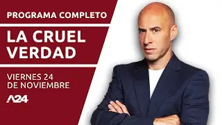 Facundo Moyano, mano a mano con Esteban Trebucq #LaCruelVerdad | PROGRAMA COMPLETO 24/11/2023