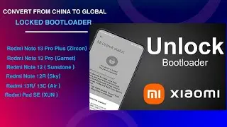 Redmi Note 12R (Sky-River) Convert From China To Global LOCKED BOOTLOADER Firmware |#Global_Firmware