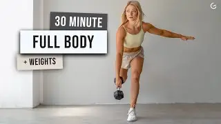 30 MIN YOU VS YOU Full Body Workout with Weights, No Repeat Exercises