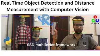 Object Detection and Distance Measurement with computer vision tutorial