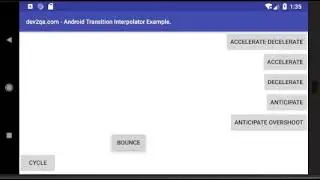 android move transition bounce interpolator example