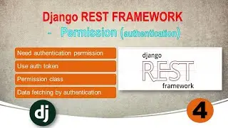 Use Permission in django rest framework || django rest framework tutorial