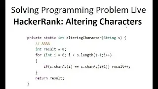 Alternating Characters | HackerRank Solution in java