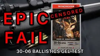 30-06 Deer Season XP 150gr Ballistics Gel Ammo Test