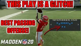 THIS PLAY IS A GLITCH! BEST MADDEN 20 PASS OFFENSE KILLS EVERY DEFENSE! TIPS & TRICKS