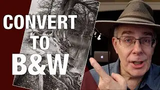 Convert to black and white in Lightroom | Landscape photography editing