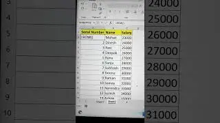 Excel Trick ‼️ Automatically Update Serial Numbers In Excel 😍 