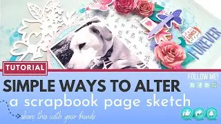 Start with A Sketch: Love Fur-Ever Layout | Hip Kit Club