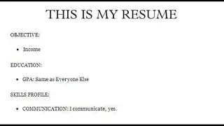 This is my resume