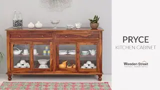 Pryce Kitchen Cabinet | Modern Style Kitchen Cabinets Design 2023 | Wooden Street