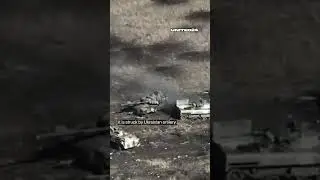 Shocking drone video: Moment Ukraine artillery destroys Russian tanks🔥 