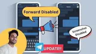 Disable Forward, copying & screenshots from channels and groups | Telegram Update 2021-2022