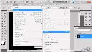 Curso de Photoshop CS5. Ejercicio 9.2. Letras de fuego.