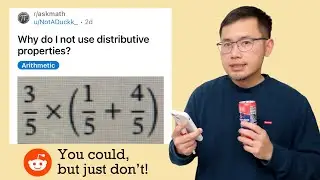 Why do I not use distributive properties? Reddit order of operations with fractions problem