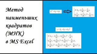 МНК линейный тренд в MS Excel