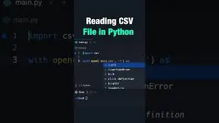 Reading CSV File in Python  #softlinks #python #softwaredevelopment