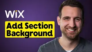 How to Add Section Background Image on Wix