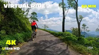 Indoor Cycling Workout Videos 50min 4K Virtual Bike Ride - Scenery | Sri Lanka