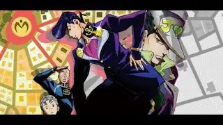 Crazy Noise Bizarre Town JoJo season 4 intro 1