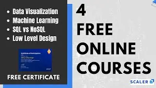 4 Free Online Courses with Certificate by Scaler Academy | Free Masterclass