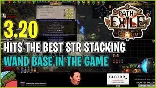⚡ POE 3.20 ⚡ spicysushi_poe - Hits the best STR stacking wand base in the game