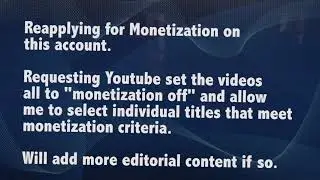 Monetization reapplication