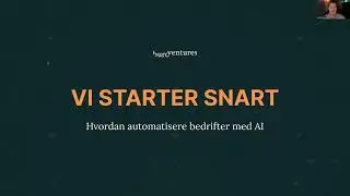 Hvordan automatisere bedrifter med AI - Harald Røine - 17.02.24