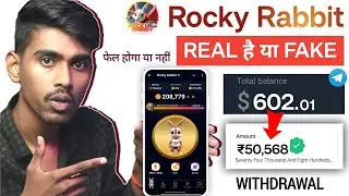 Rocky rabbit real or fake | Rocky rabbit se paise kaise kamaye | Rocky rabbit withdrawal - Review