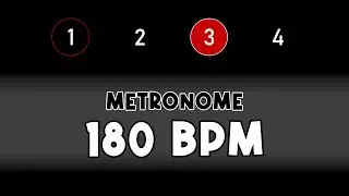 180 BPM (beats per minute) METRONOME