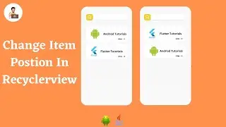 Change Item Position in RecyclerView On the basis of Maximum likes on Item in android Studio (Java).