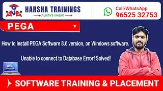 How to install pega on Windows Step by Step - Unable to Connect to Databsse error sovled.