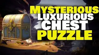 Mysterious Luxurious Chest Puzzle - Genshin Impact - Land Of Upper Setekh ( Valley Of Dahri )